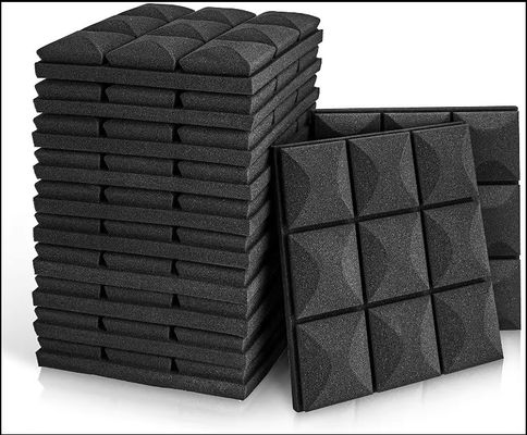 14-60kg/m3 密度の低噪音 会議室の防音用の音声泡パネル