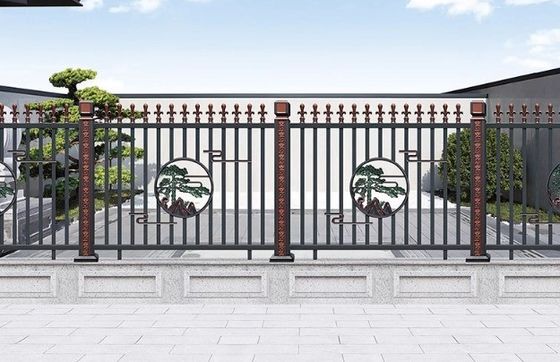 モダンデザイン メタル 室内 バルストラード 鍛造鉄 ハンドレール 階段 レンディング アパート