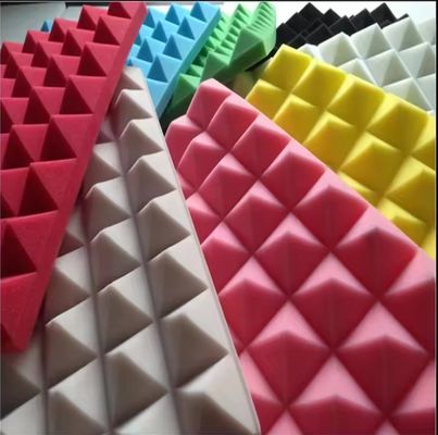ホワイト 100% 防音 吸い込み ポリエステル繊維 アコースティック パネル