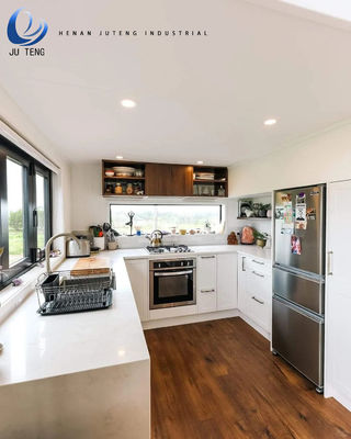 屋外 持ち運び 住みやすい 棚 プリファブリック コンテナ ログ プリファブリック 家 4 ベッドルーム