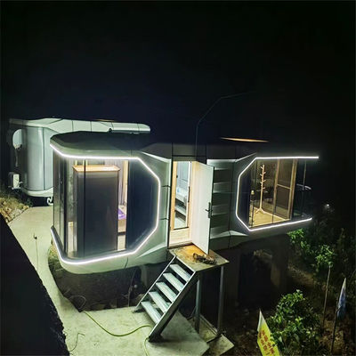 モジュール型宇宙カプセルハウス ホテル・ヴィラ 豪華なプリファブデザイン ポストモダン様式