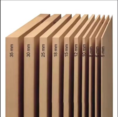 formaldehyde 排放基準 E1 白色ラミネート メラミン面の木製MDF板